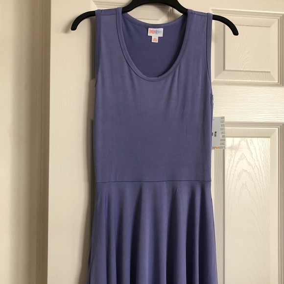 purple tank top dress